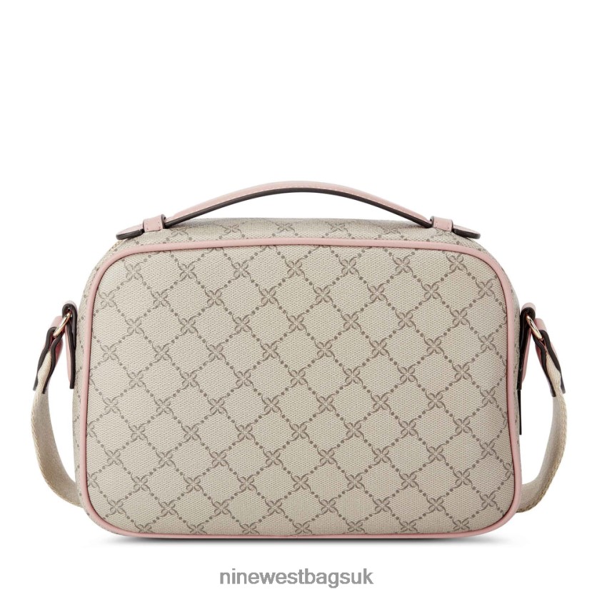 Nine West Pamela Camera Bag RFX40B2597 - Nine West Bags UK Beige Logo/Pink
