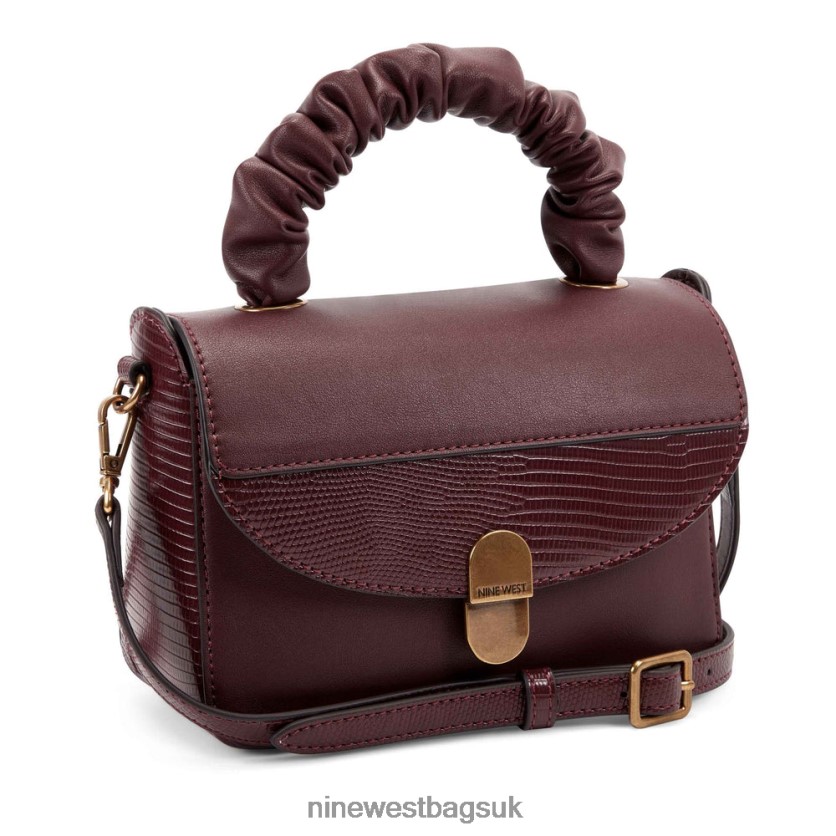 Nine West Raylee Mini Top Handle Flap RFX40B2573 - Nine West UK Merlot