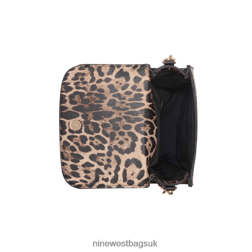 Nine West Skylar Mini Crossbody Flap RFX40B2656 - Nine West UK Sale Leopard