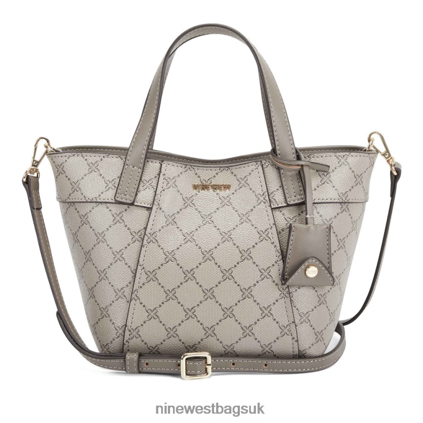 Nine West Sunnyside Mini Crossbody Tote RFX40B2627 - Nine West Sandals UK Beige Logo/Flint