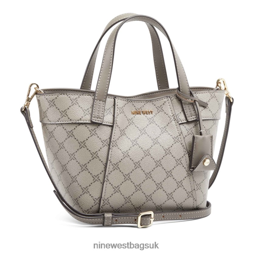 Nine West Sunnyside Mini Crossbody Tote RFX40B2627 - Nine West Sandals UK Beige Logo/Flint