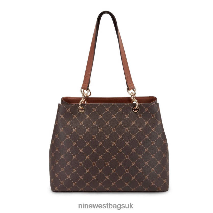 Nine West Basil Jet Set Shopper RFX40B2777 - Nine West Bags UK Brown Logo/Tan