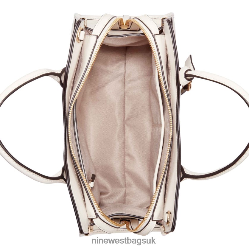 Nine West Branwen Jet Set Satchel RFX40B2799 - Nine West Sandals UK Beige Logo/Milk