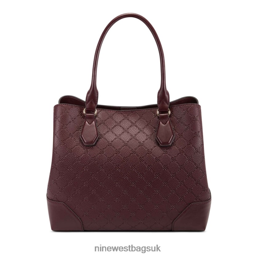 Nine West Brooklyn Jet Set Carryall RFX40B2734 - Nine West UK Merlot Logo