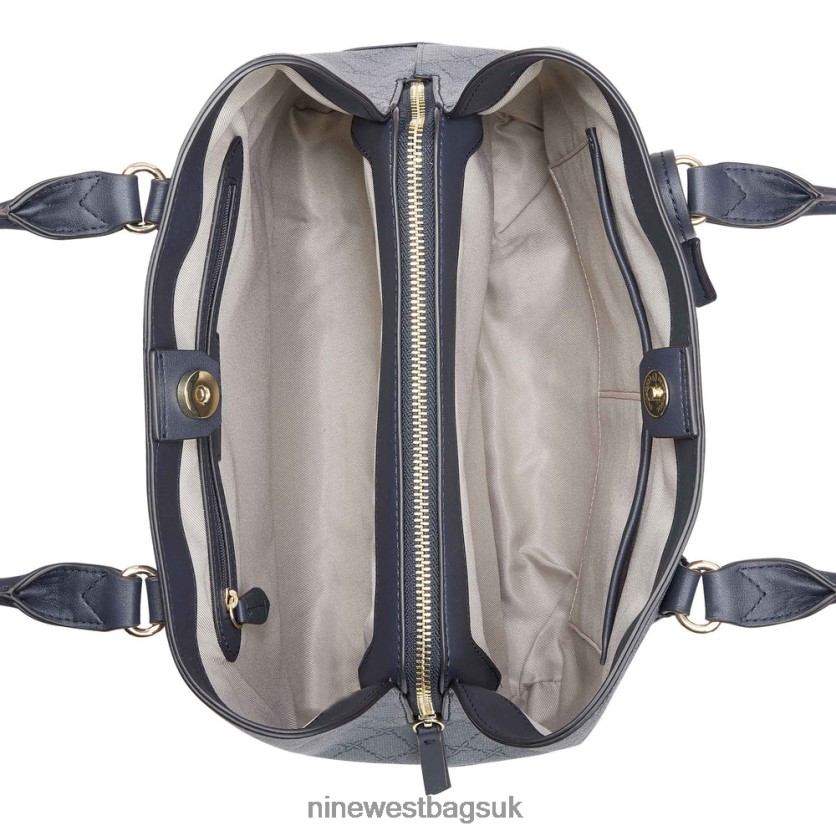 Nine West Brooklyn Jet Set Carryall RFX40B2742 - Nine West UK French Navy Logo