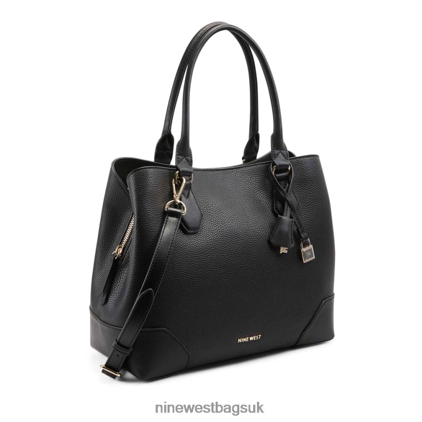 Nine West Brooklyn Jet Set Carryall RFX40B2801 - Nine West Bags UK Black Tumble Pebble