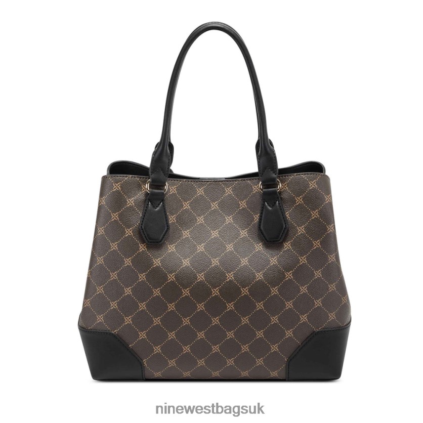 Nine West Brooklyn Jet Set Carryall RFX40B2826 - Nine West UK Brown Black Logo