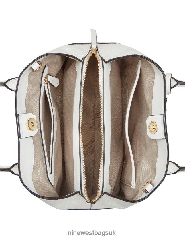 Nine West Brooklyn Jet Set Satchel RFX40B2803 - Nine West Sandals UK Optic White