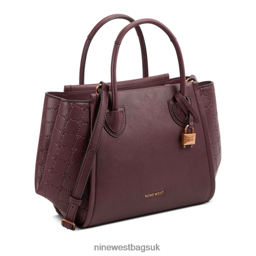 Nine West Camden Jet Set Satchel RFX40B2733 - Nine West Bags UK Merlot