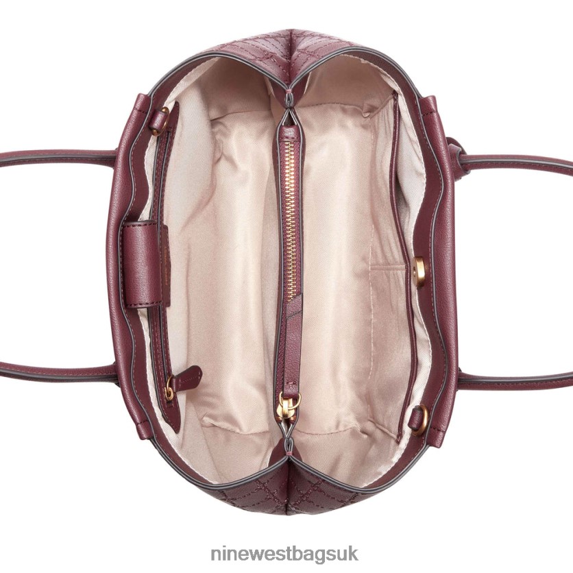 Nine West Camden Jet Set Satchel RFX40B2733 - Nine West Bags UK Merlot