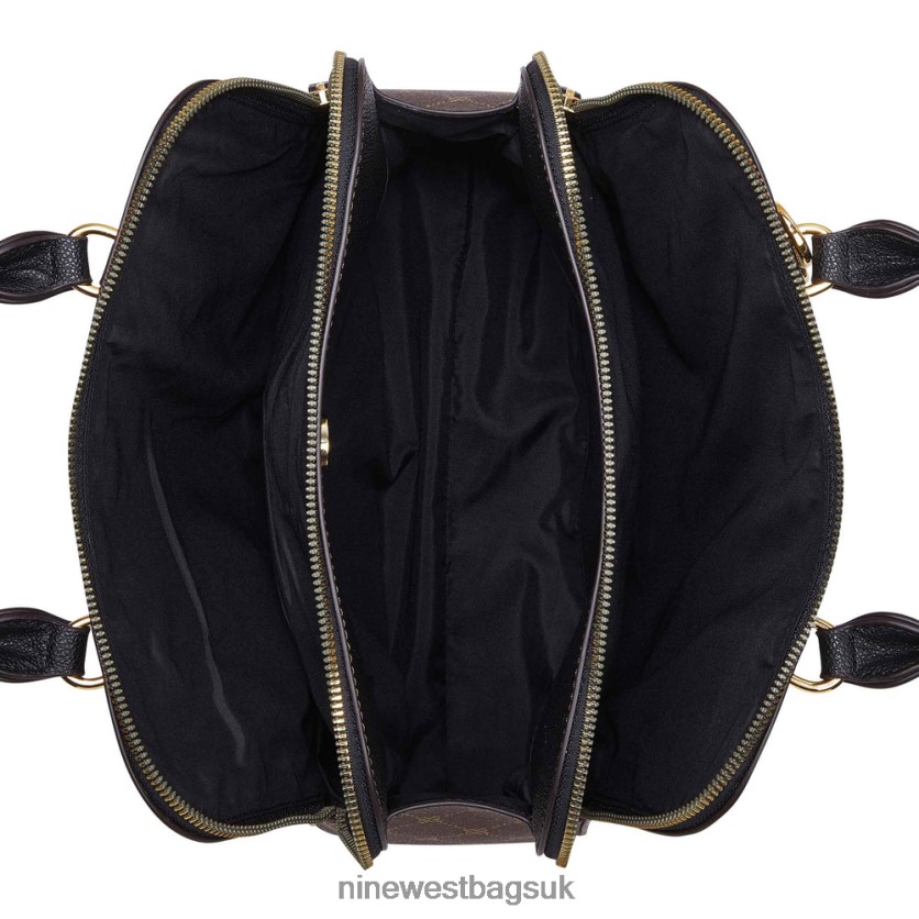 Nine West Cyra A List Satchel RFX40B2770 - Nine West UK Hazel/Brown Logo