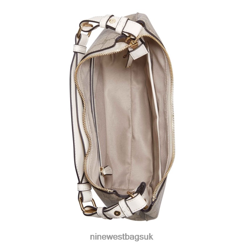 Nine West Irina Hobo RFX40B2793 - Nine West Bags UK Beige Logo/Milk