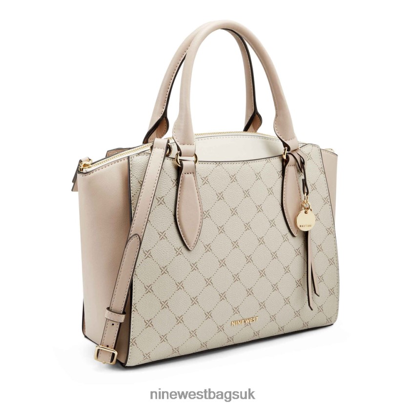 Nine West Paisley Jet Set Satchel RFX40B2752 - Nine West UK Sale Mushroom Logo/Marble