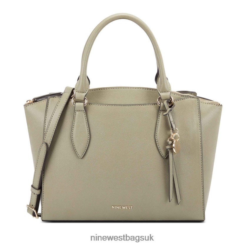Nine West Paisley Jet Set Satchel RFX40B2804 - Nine West UK Sale Faded Army