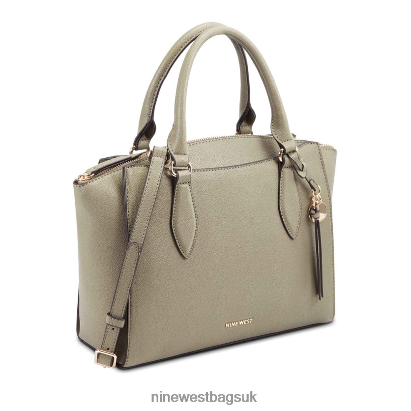 Nine West Paisley Jet Set Satchel RFX40B2804 - Nine West UK Sale Faded Army