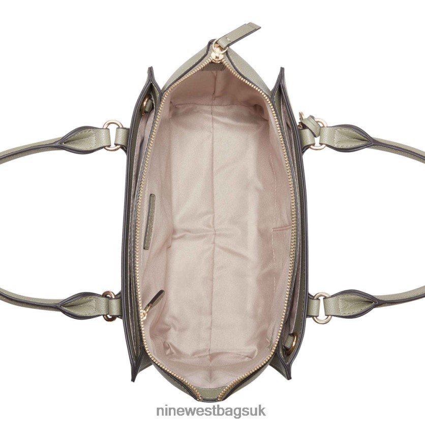 Nine West Paisley Jet Set Satchel RFX40B2804 - Nine West UK Sale Faded Army