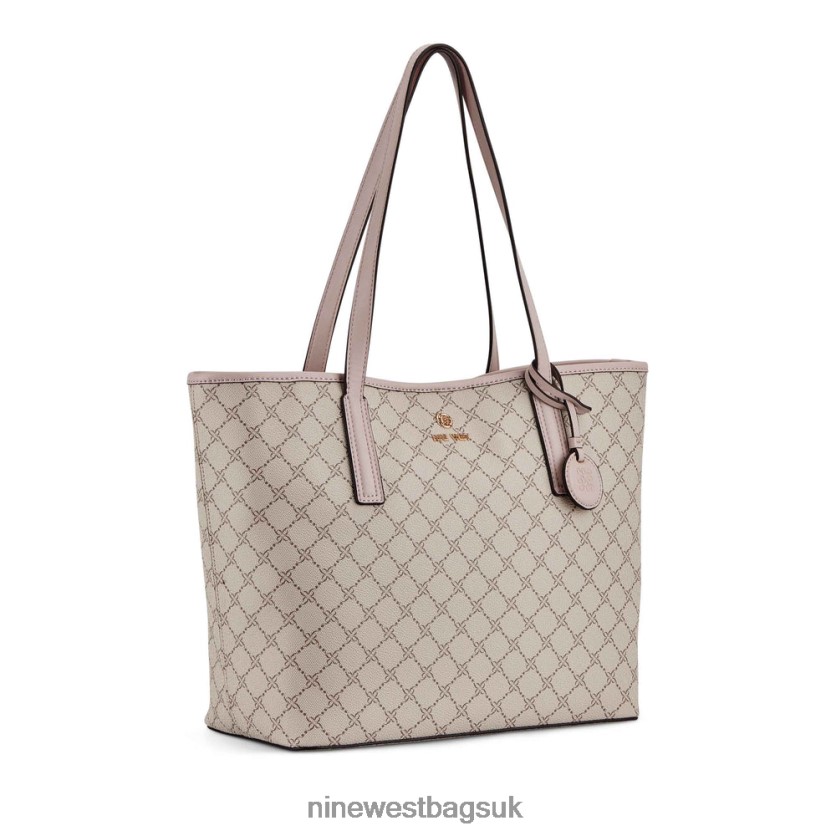 Nine West Delaine 2 In 1 Tote RFX40B2133 - Nine West UK Mushroom Logo/Pink