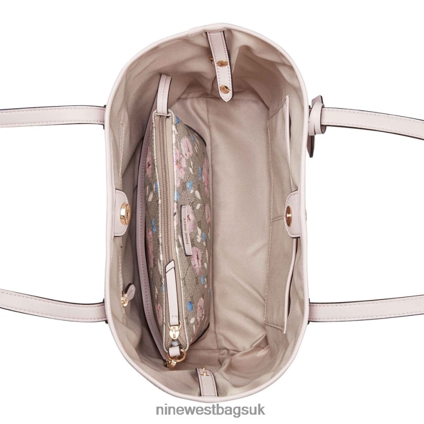 Nine West Delaine 2 In 1 Tote RFX40B2135 - Nine West UK Sale Floral Logo