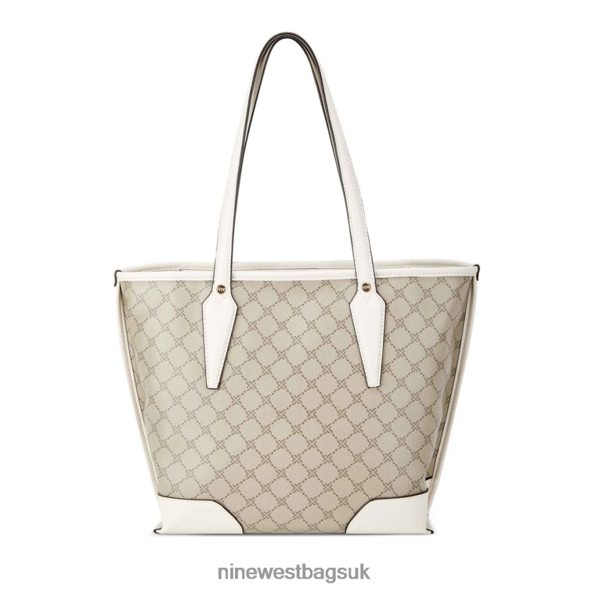 Nine West Emery Small Tote RFX40B2706 - Nine West UK Beige Logo/Aloe