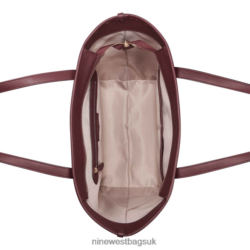 Nine West Emery Tote RFX40B2695 - Nine West Sandals UK Brown Logo/Merlot