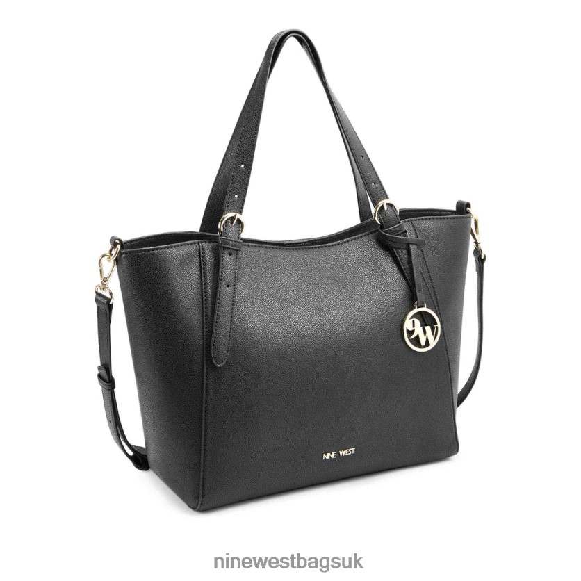 Nine West Kylee Medium Trap Tote RFX40B2694 - Nine West UK Black