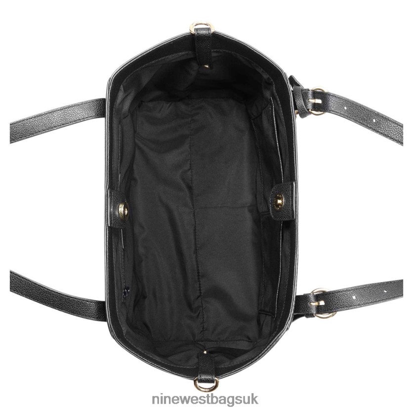 Nine West Kylee Medium Trap Tote RFX40B2694 - Nine West UK Black