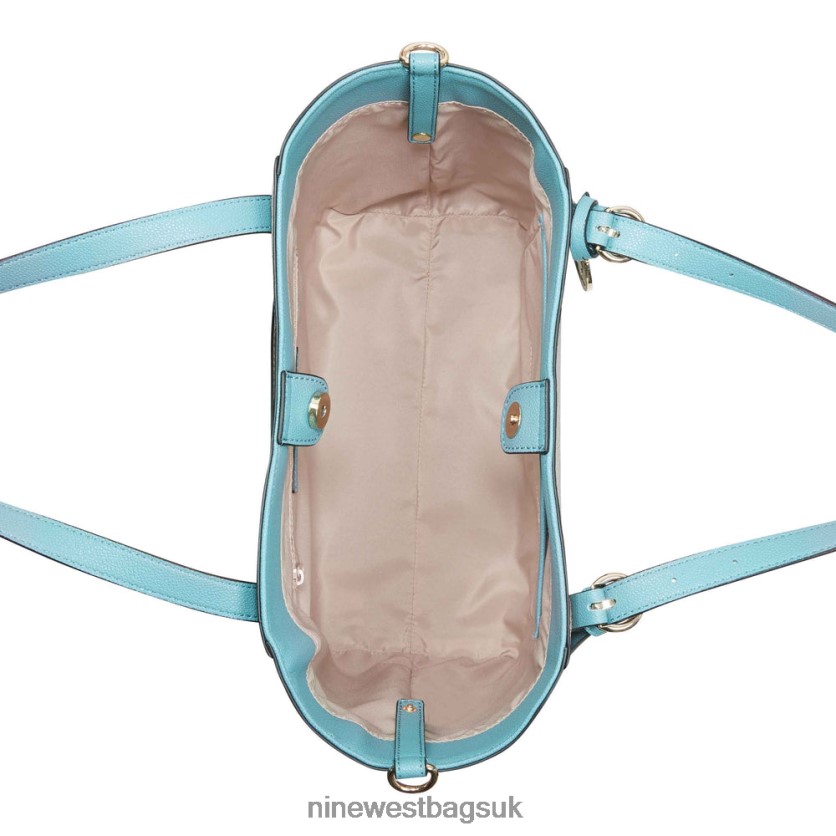 Nine West Kylee Medium Trap Tote RFX40B2703 - Nine West Sandals UK Hazel Logo/Verdigris