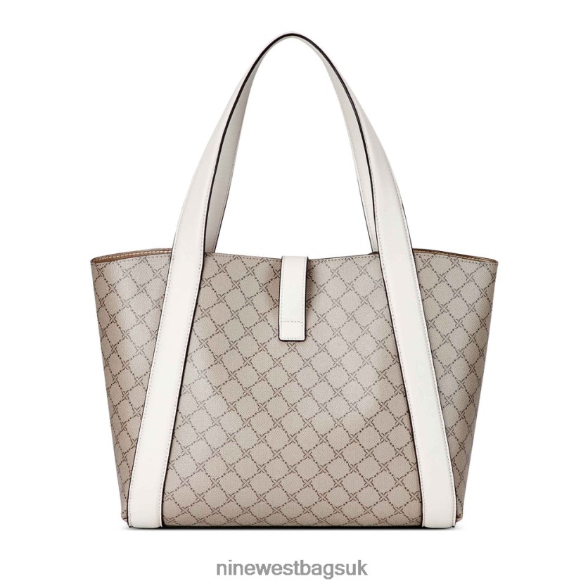 Nine West Morely 2 In 1 Tote RFX40B2125 - Nine West UK Beige Logo/Milk