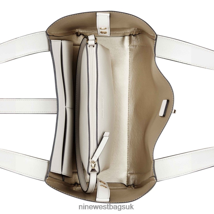 Nine West Morely 2 In 1 Tote RFX40B2125 - Nine West UK Beige Logo/Milk