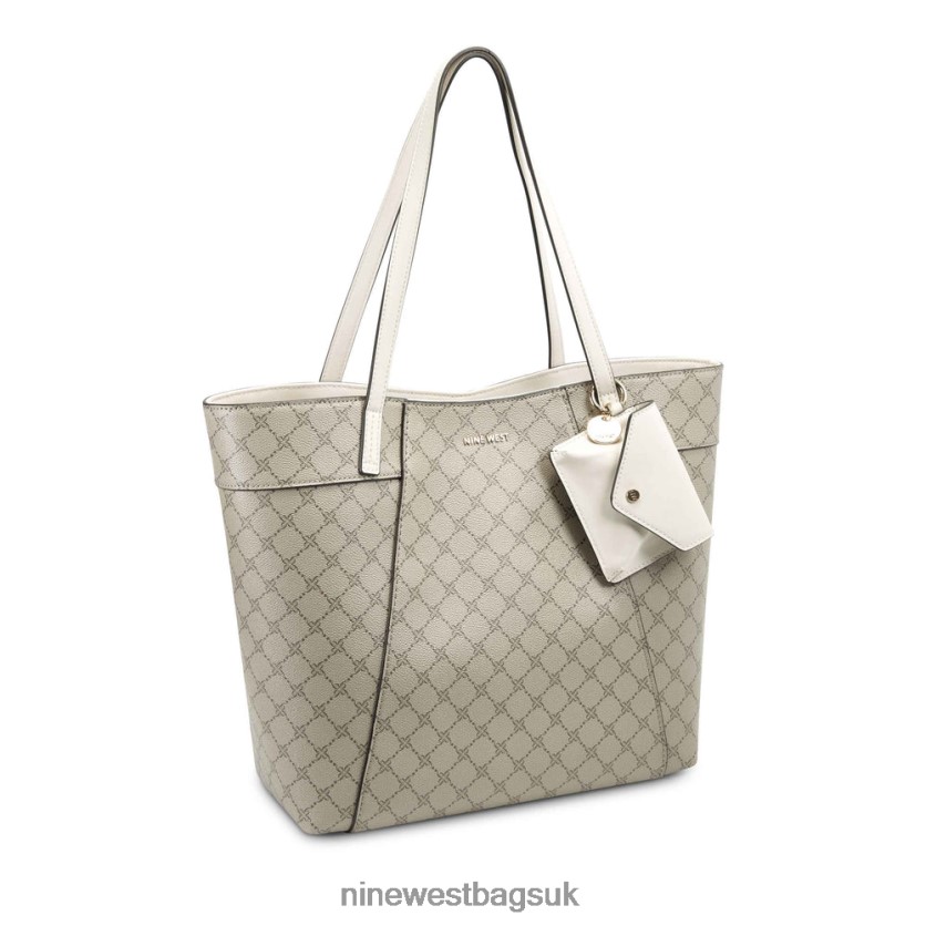 Nine West Sunnyside Jet Set Tote RFX40B2098 - Nine West Sandals UK Beige Logo/Milk