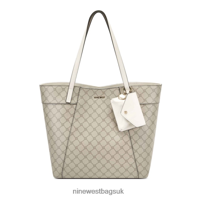 Nine West Sunnyside Jet Set Tote RFX40B2715 - Nine West Sandals UK Beige Logo/Milk