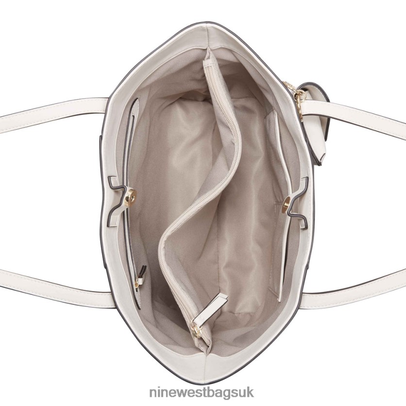 Nine West Sunnyside Jet Set Tote RFX40B2715 - Nine West Sandals UK Beige Logo/Milk