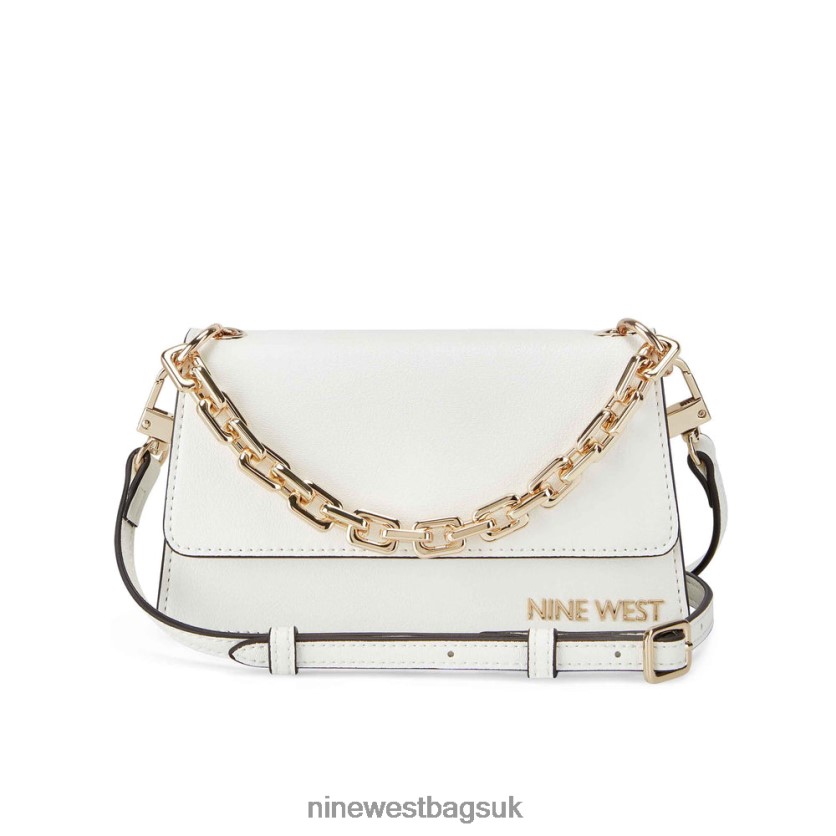 Nine West Anais Mini Crossbody Flap RFX40B2416 - Nine West Bags UK Optic White