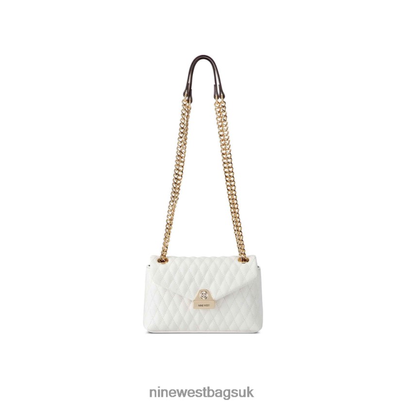 Nine West Caelia Mini Convertible Crossbody Flap RFX40B2439 - Nine West UK Sale Optic White