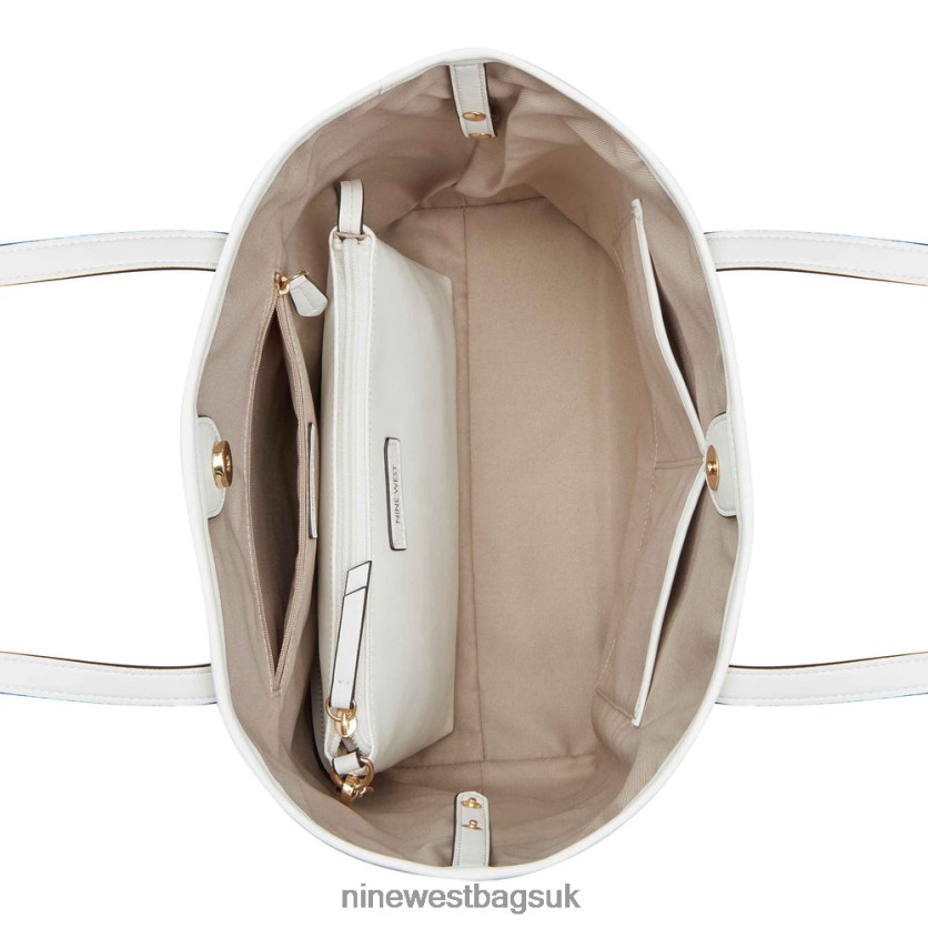 Nine West Delaine 2 In 1 Tote RFX40B2457 - Nine West UK Optic White