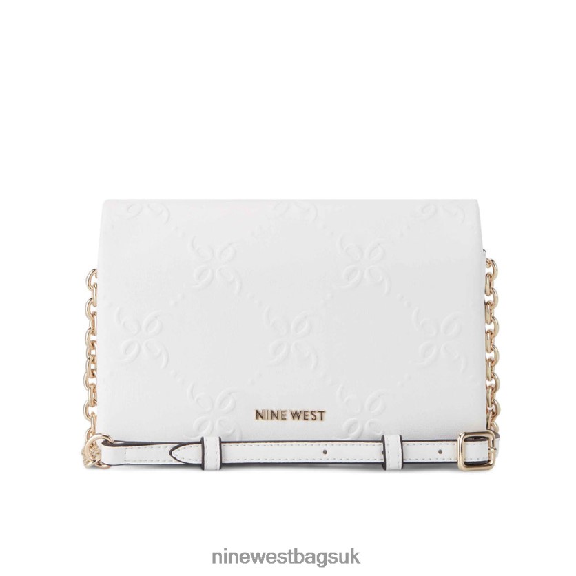Nine West Dixie Mini Crossbody Flap RFX40B2460 - Nine West Bags UK Optic White