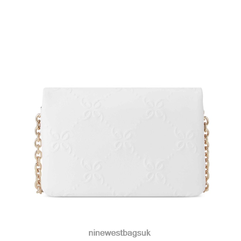 Nine West Dixie Mini Crossbody Flap RFX40B2460 - Nine West Bags UK Optic White
