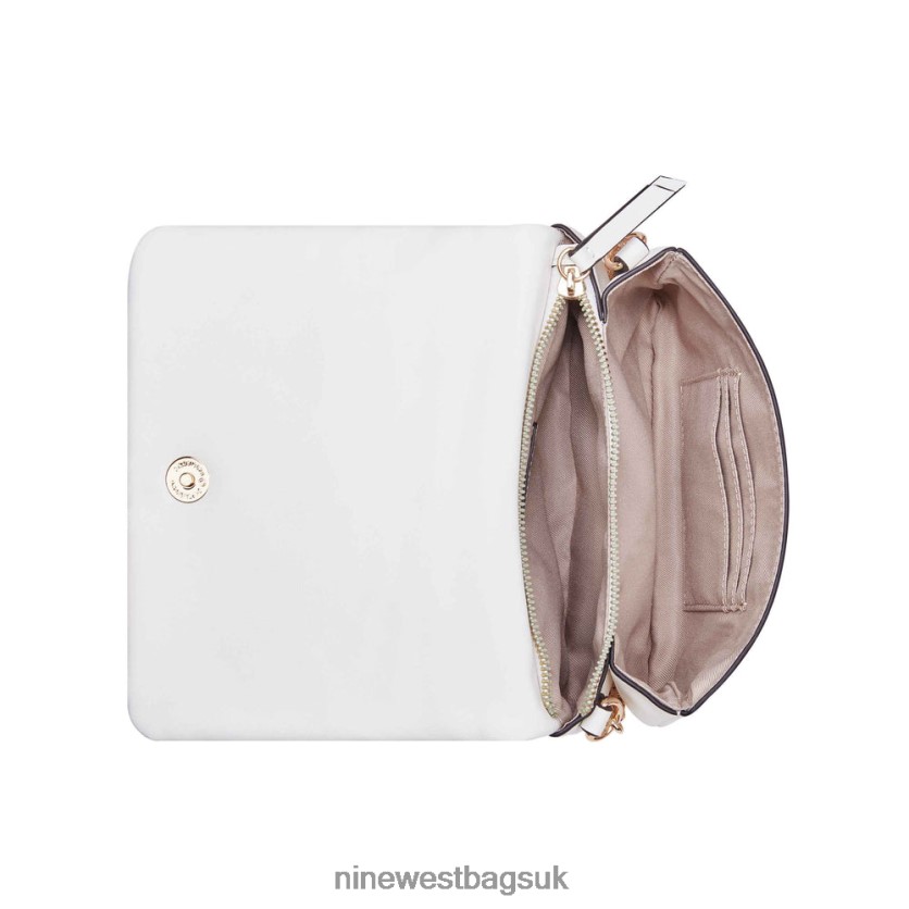 Nine West Dixie Mini Crossbody Flap RFX40B2460 - Nine West Bags UK Optic White