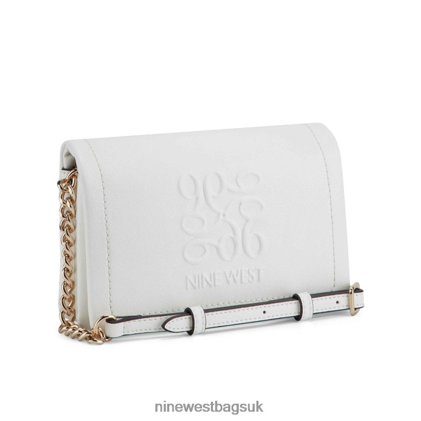 Nine West Emmaline Mini Crossbody Flap RFX40B2465 - Nine West UK Optic White