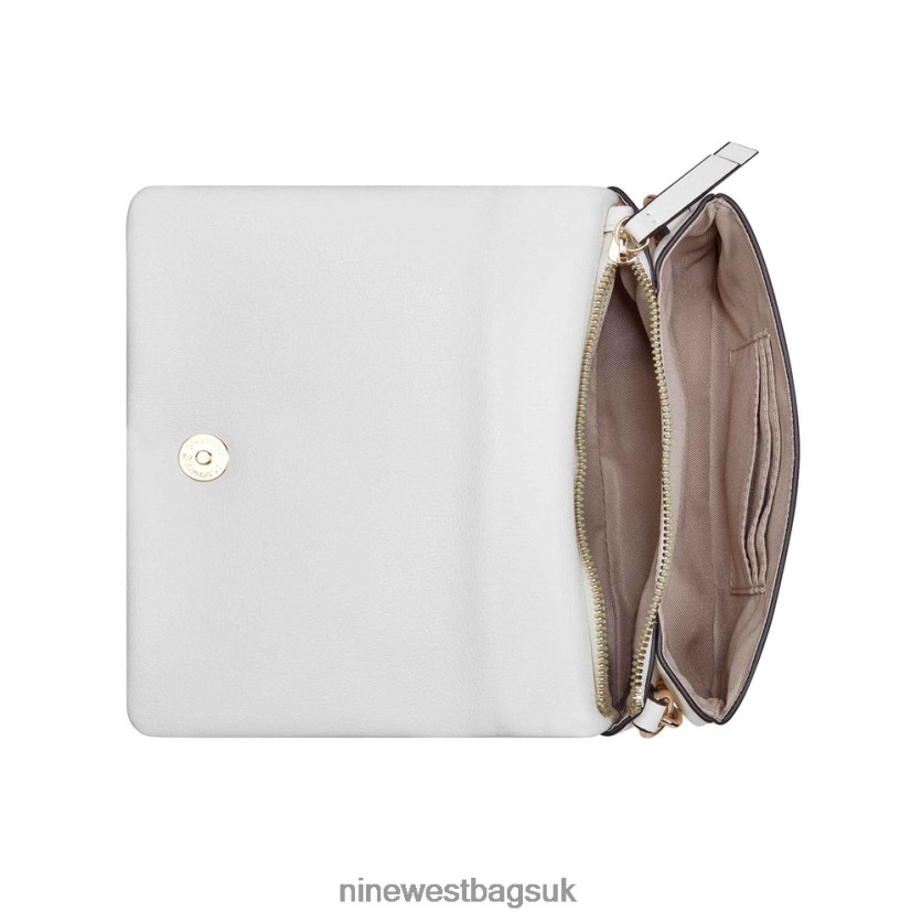 Nine West Emmaline Mini Crossbody Flap RFX40B2465 - Nine West UK Optic White