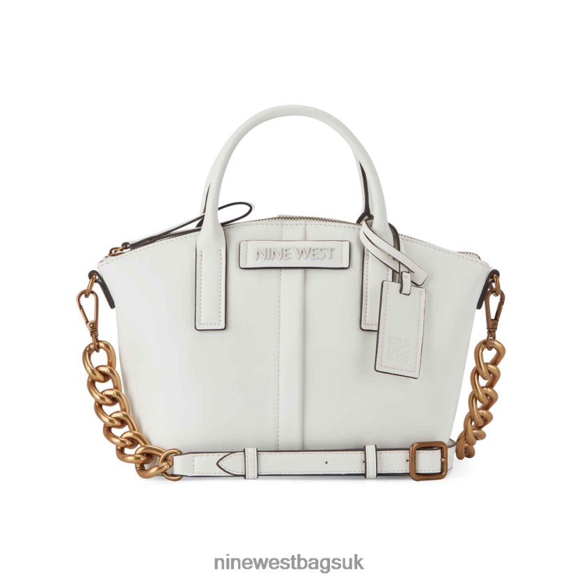 Nine West Harika Small Satchel RFX40B2480 - Nine West Bags UK Optic White