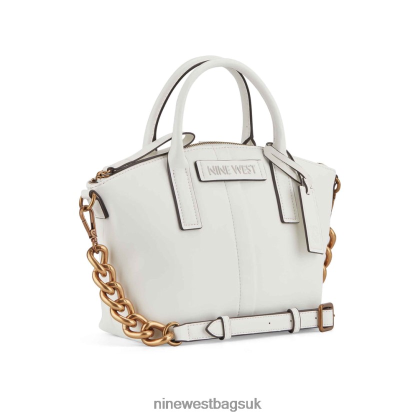 Nine West Harika Small Satchel RFX40B2480 - Nine West Bags UK Optic White