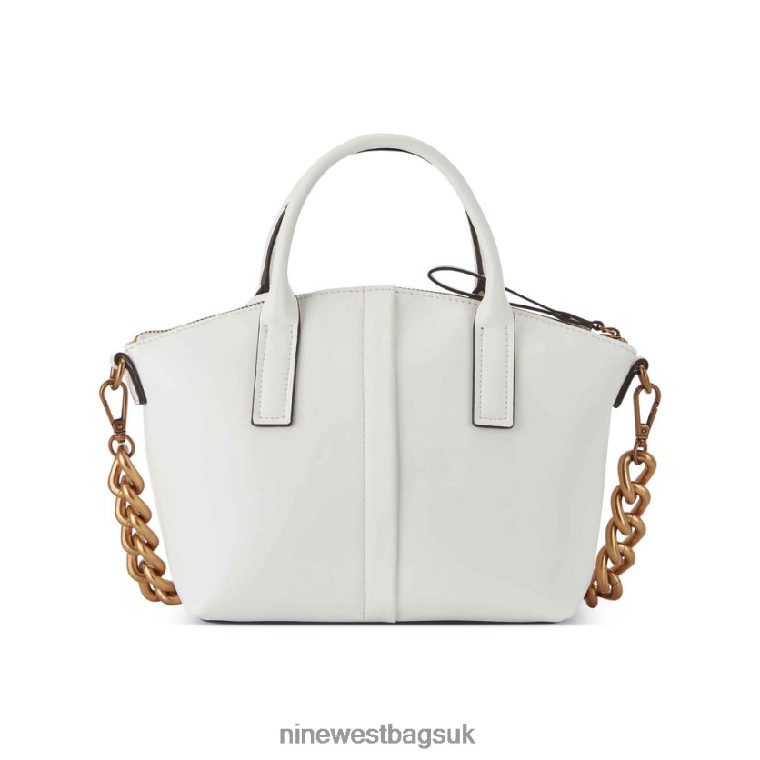 Nine West Harika Small Satchel RFX40B2480 - Nine West Bags UK Optic White