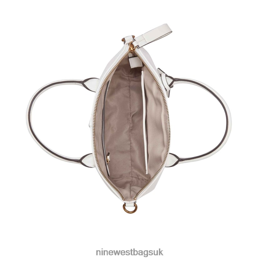 Nine West Harika Small Satchel RFX40B2480 - Nine West Bags UK Optic White