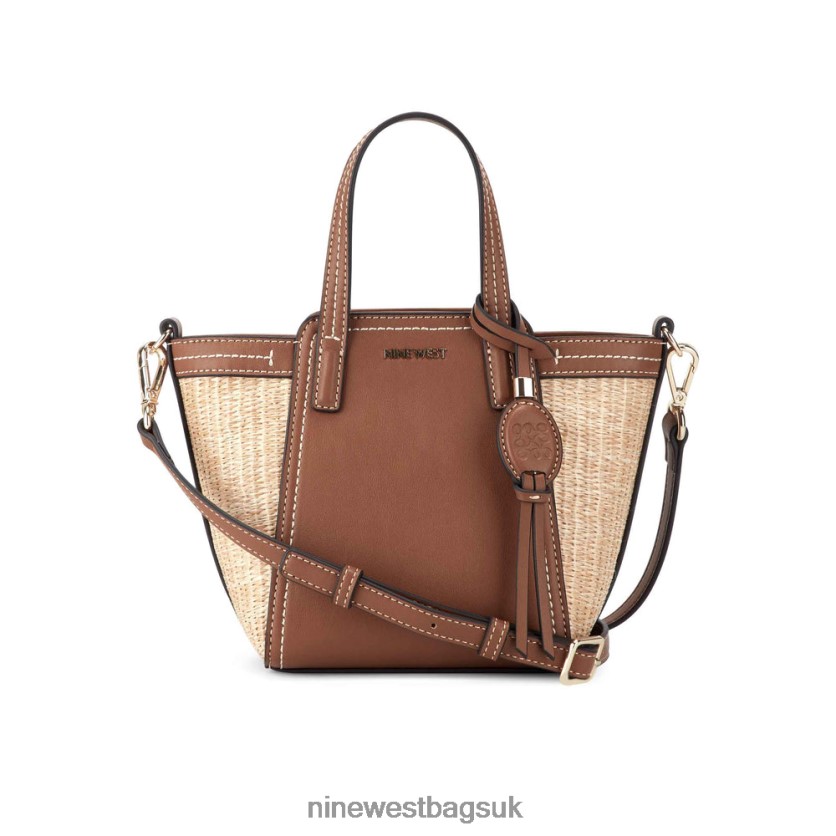 Nine West Jenae Mini Elite Tote RFX40B2487 - Nine West UK Sale Saddle Tan