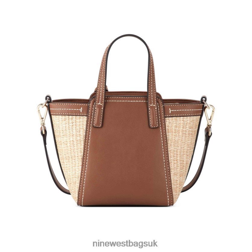 Nine West Jenae Mini Elite Tote RFX40B2487 - Nine West UK Sale Saddle Tan