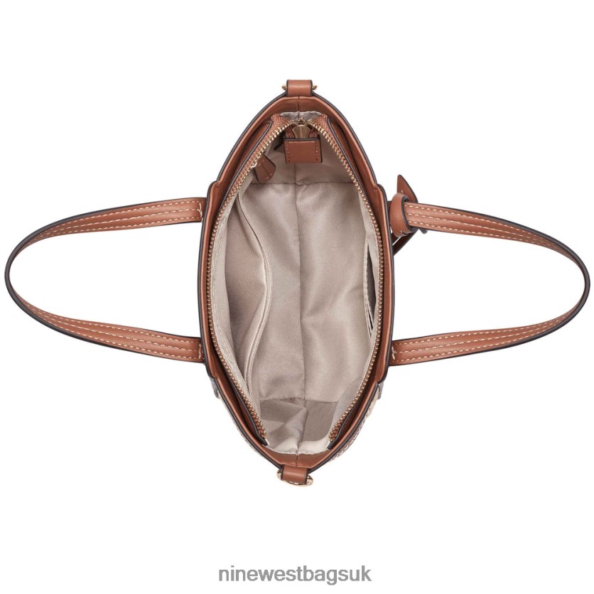 Nine West Jenae Mini Elite Tote RFX40B2487 - Nine West UK Sale Saddle Tan