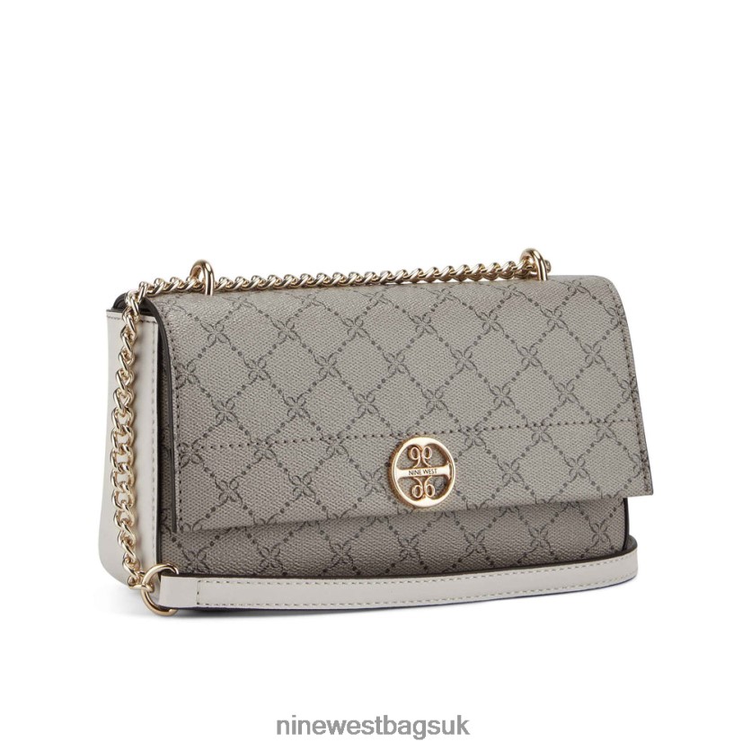 Nine West Kyelle Convertible Crossbody Flap RFX40B2493 - Nine West UK Beige Logo/Milk