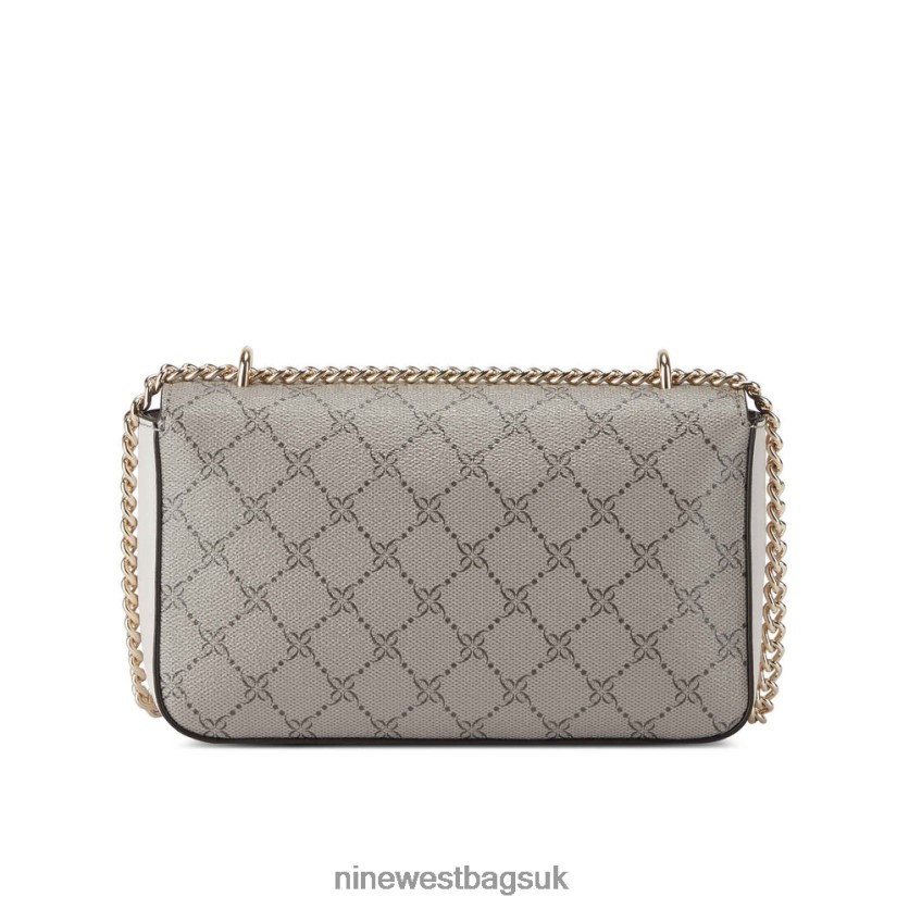 Nine West Kyelle Convertible Crossbody Flap RFX40B2493 - Nine West UK Beige Logo/Milk