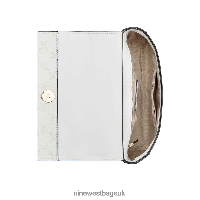 Nine West Kyelle Convertible Crossbody Flap RFX40B2494 - Nine West Sandals UK Optic White